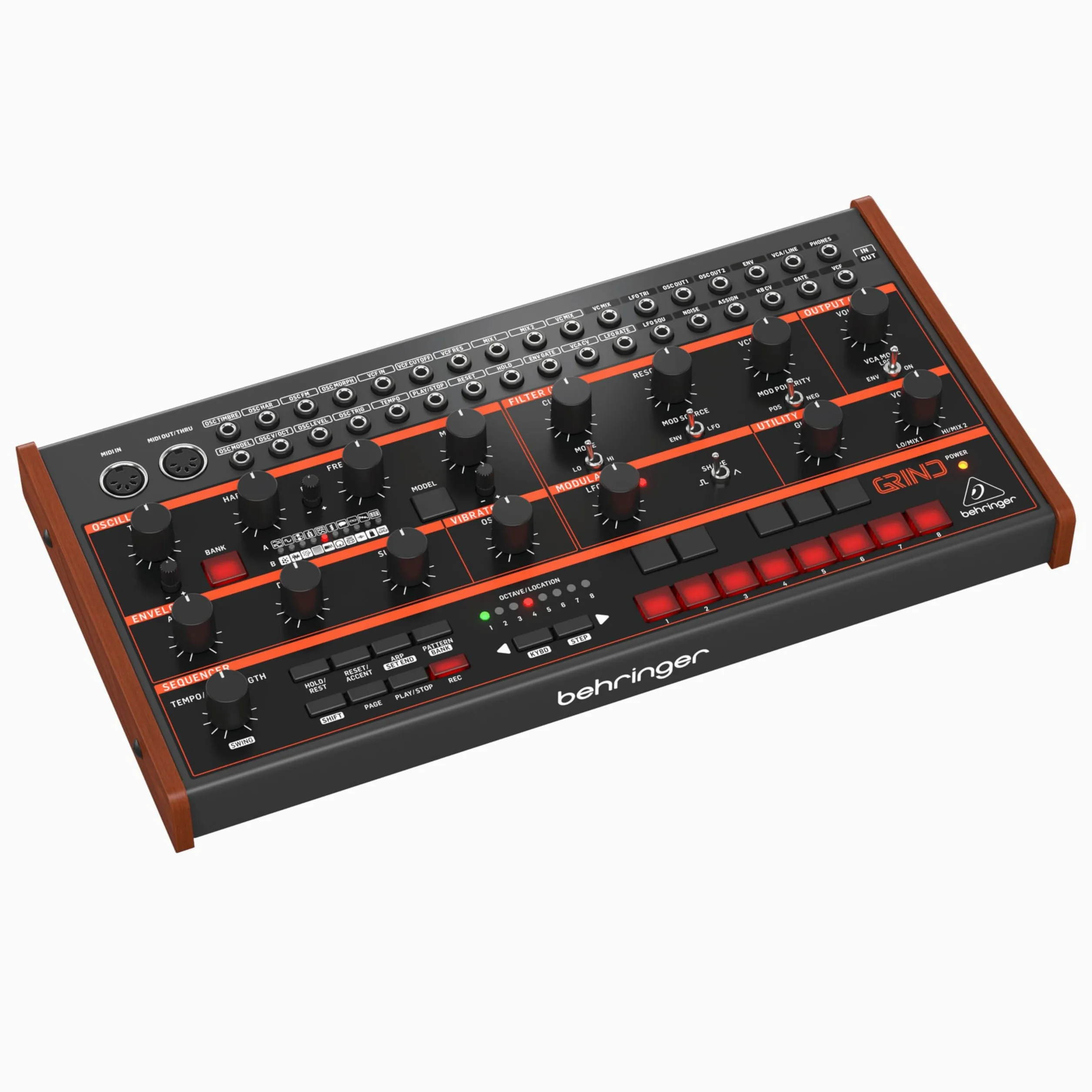 Behringer Grind Sintetizzatore ibrido multi-motore semi-modulare