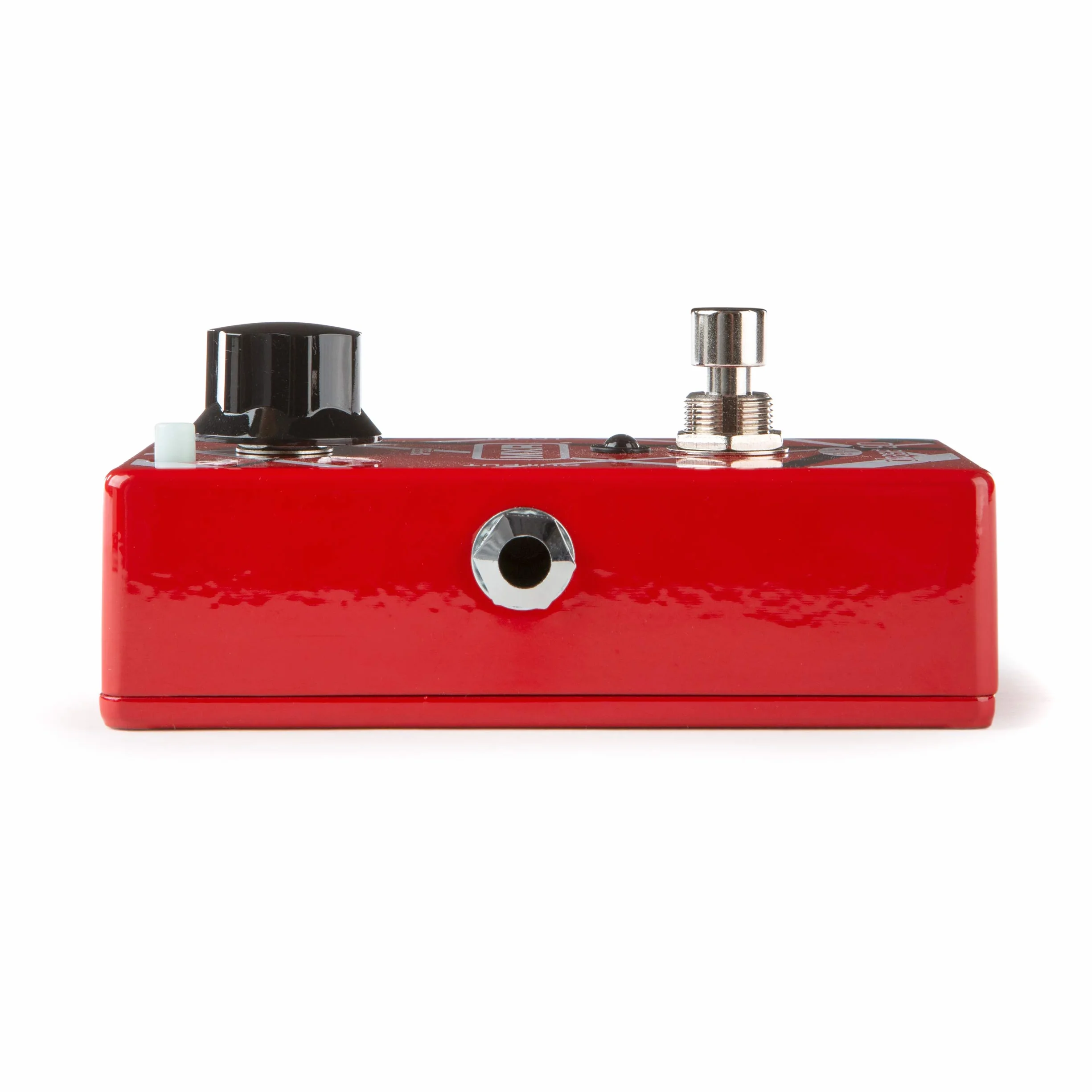 MXR - EVH90 PHASE 90 RED - Pedale Phaser per chitarra elettrica, Design Edward Van Halen, Grafica Strisce rosse-bianco-nere, Controllo velocità, Switch script/logo, Led blu