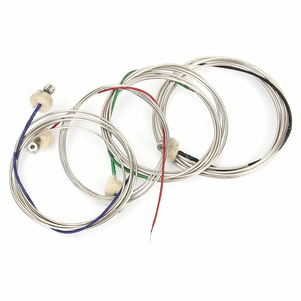 Zetiling Corda per Contrabbasso, Corde per Contrabbasso in Acciaio Accessorio per Strumento Musicale Professionale per Basso