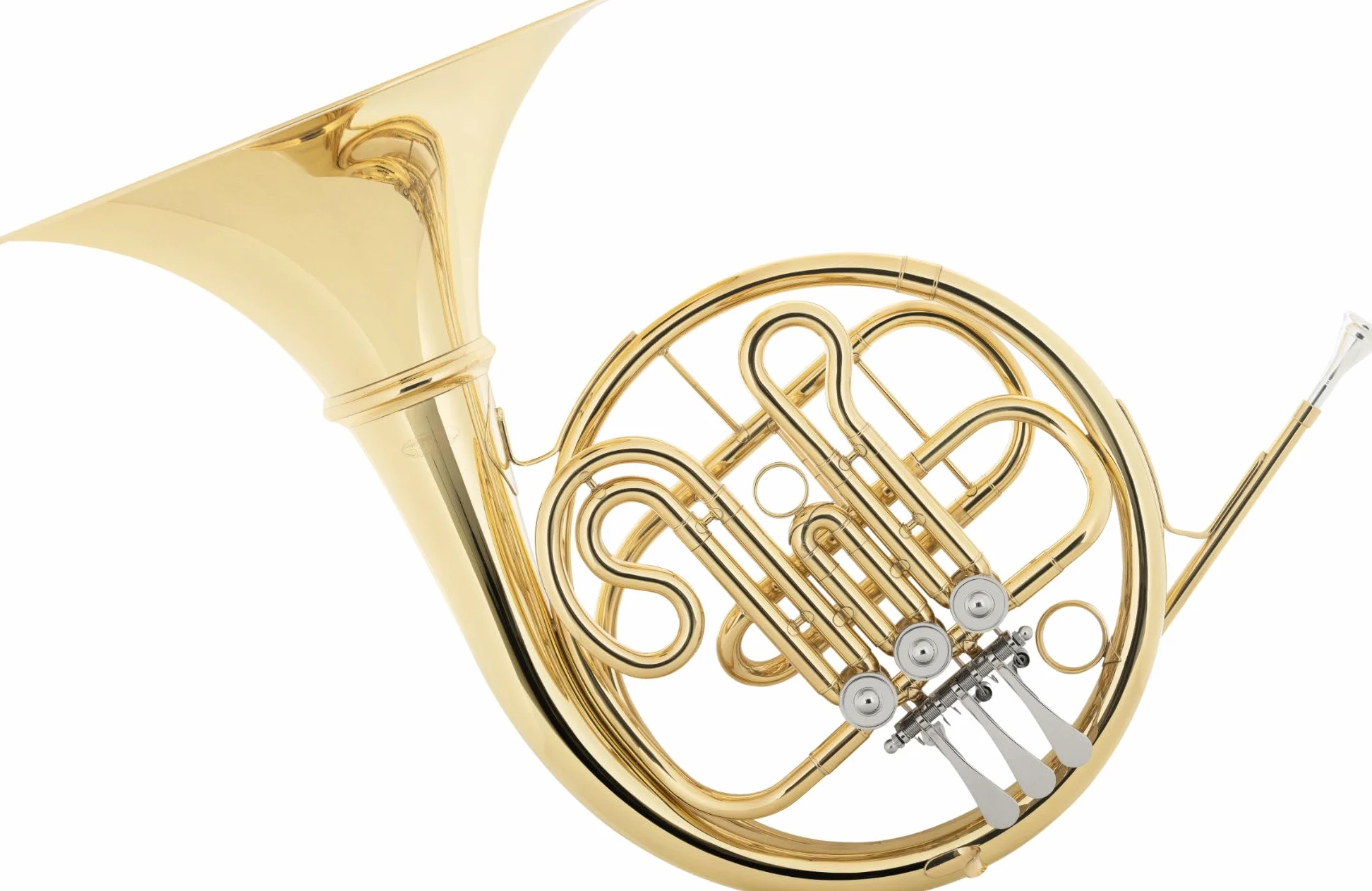 Classic Cantabile WH-702-L Corno Francese (impugnatura sinistra, bocchino e coulisse: ottone, valvole in alpacca, incl. custodia, bocchino e panno per la pulizia)