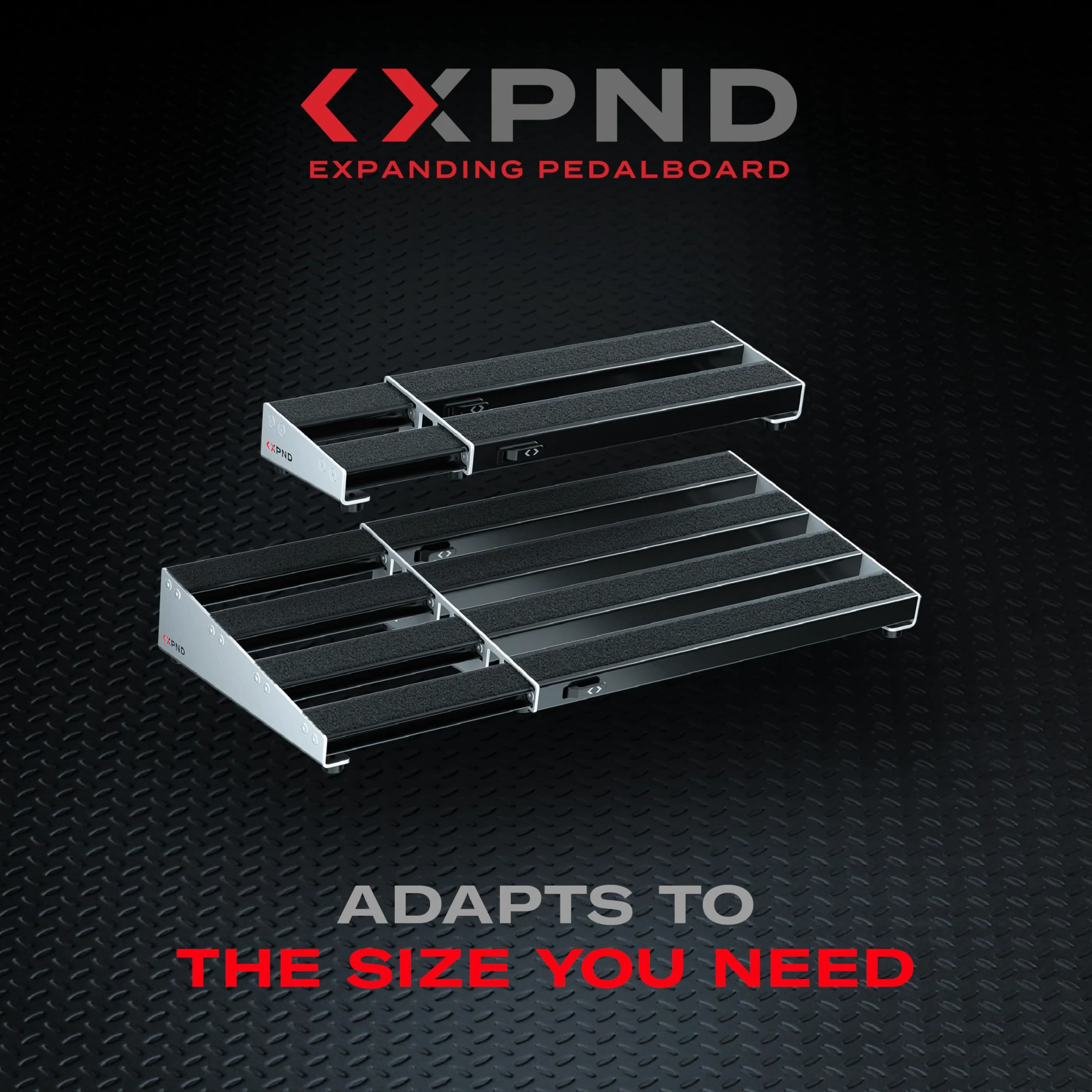 D'Addario Custodia per pedaliera per chitarra - Backline Pedalboard Transporter - Custodia per il trasporto della pedaliera per XPND 2 - Pedaliere a due file - Tracolla imbottita e divisori