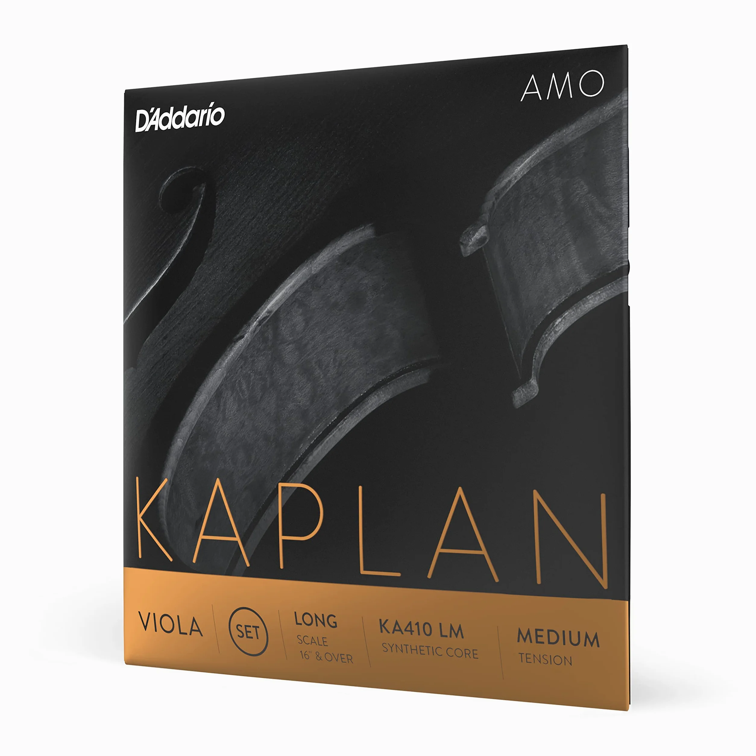 D'Addario KA411 LM, tensione da uomo modello Kaplan Amo, taglia M, Viola Set Medio