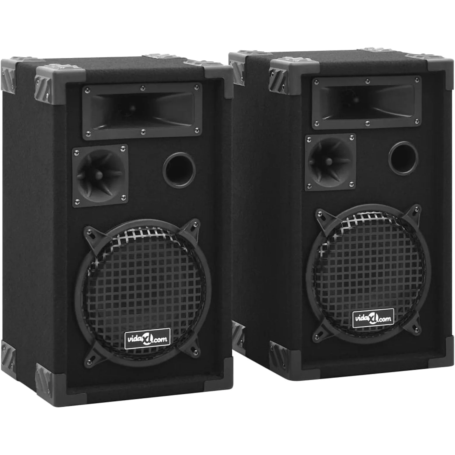 Brokky Altoparlanti da Palco HiFi Professionali Passivi 2 pz 800W Neri|Altoparlante Disco DJ-Box