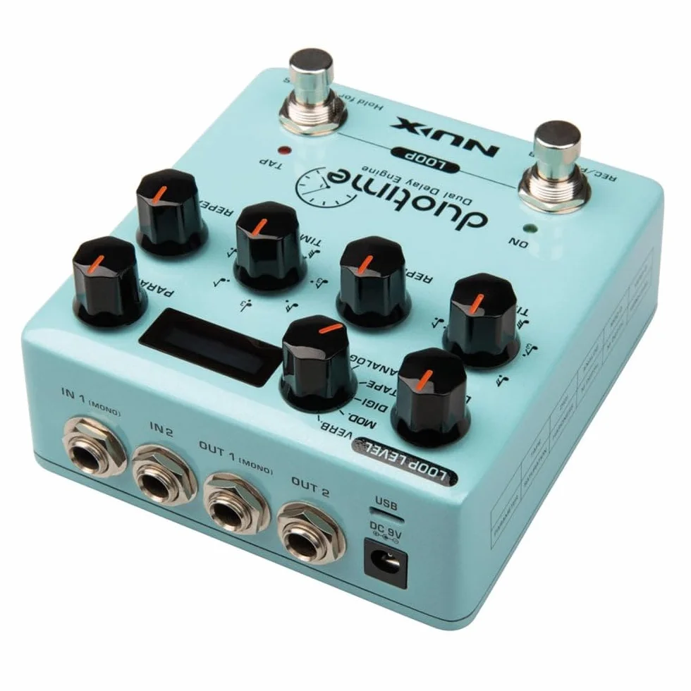 NUX Doppio pedale delay e funzione looper