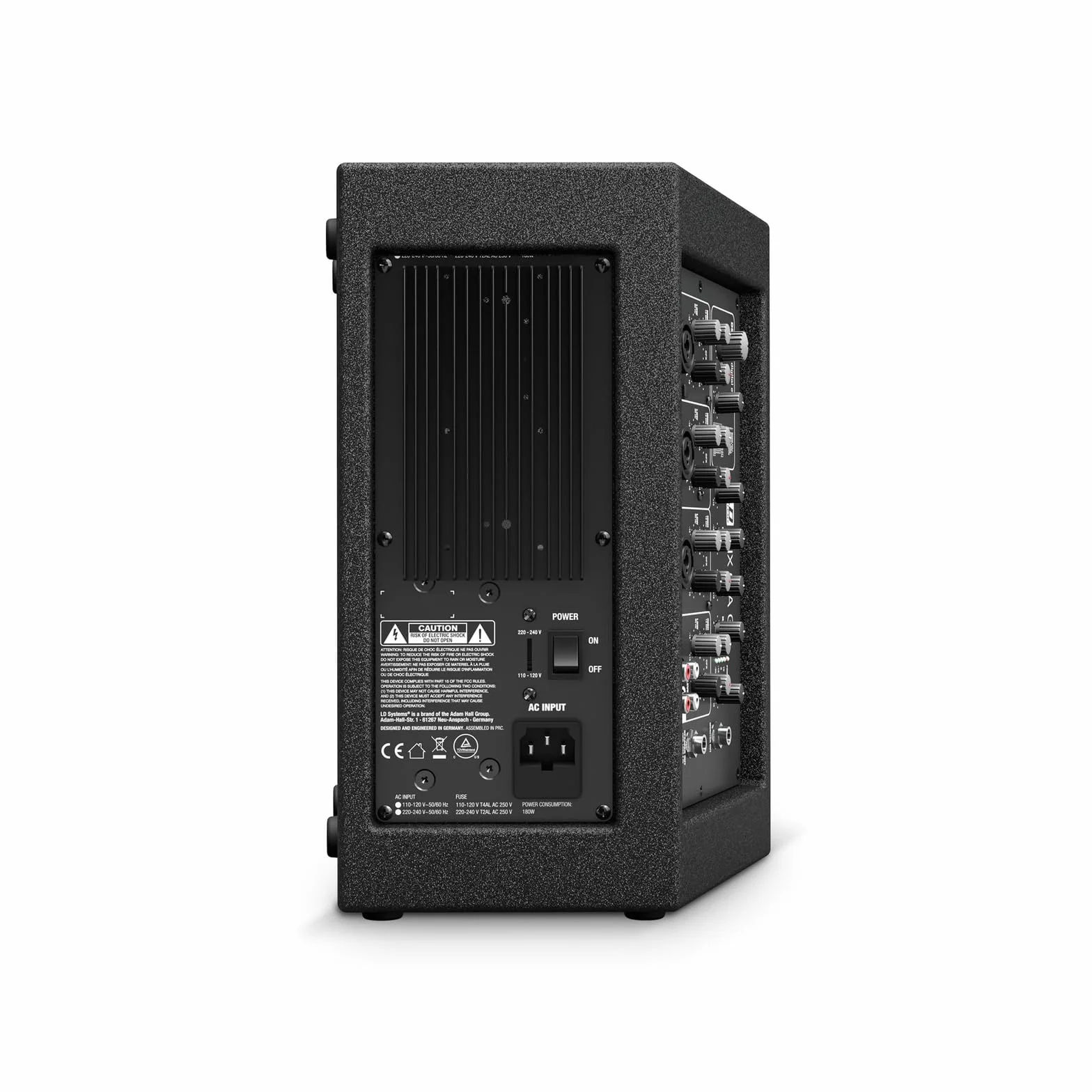 LD Systems MIX 6 A G3 - Altoparlante attivo a 2 vie con mixer integrato a 4 canali