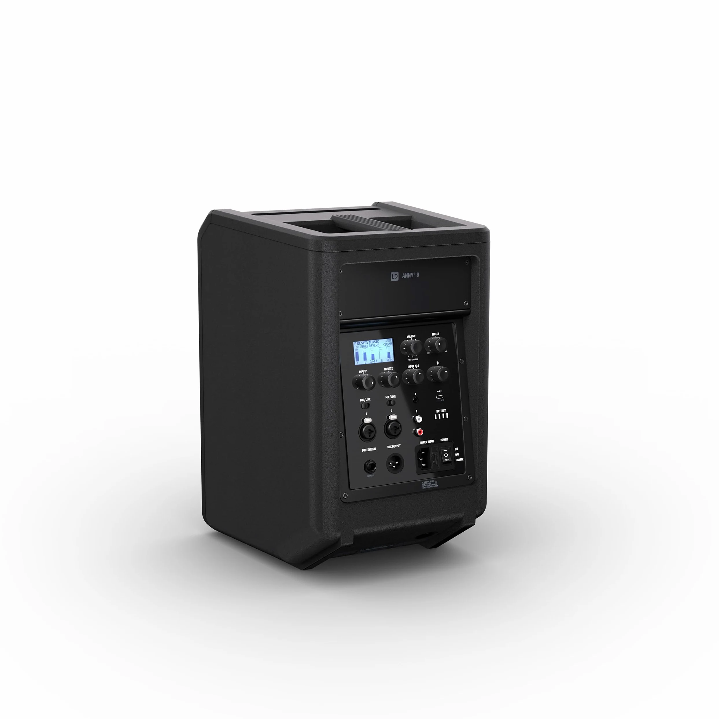 LD Systems ANNY 8 Altoparlante PA Bluetooth portatile a batteria con mixer