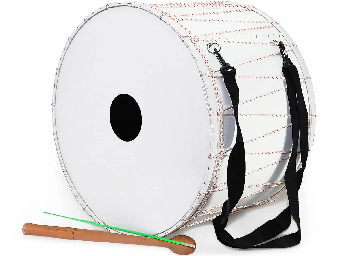 DAVUL Dhol Dhol - Batteria orientale, 53 cm, 100% fatta a mano