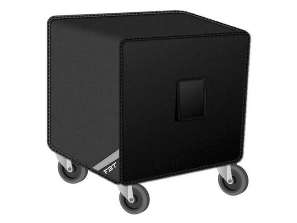 FBT Cover Imbottita in Nylon Nera per FBT X-SUB 118SA con Ruote (RUOTE NON INCLUSE)