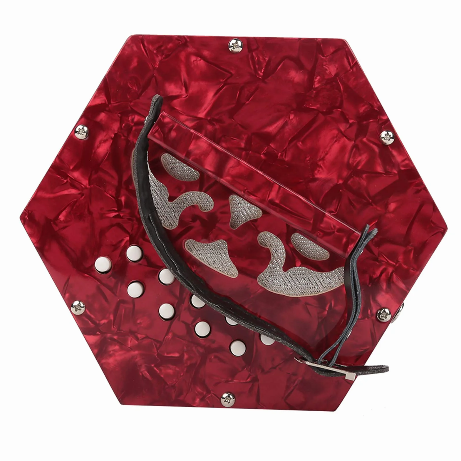 Facile da imparare a suonare la fisarmonica per esercizi di allenamento per principianti(Red)