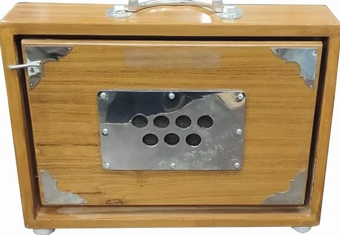 Scatola Shruti da 30,5 cm per musica Surpet sintonizzata a 432 Hz, scatola in legno di teak Shruti con borsa per il trasporto