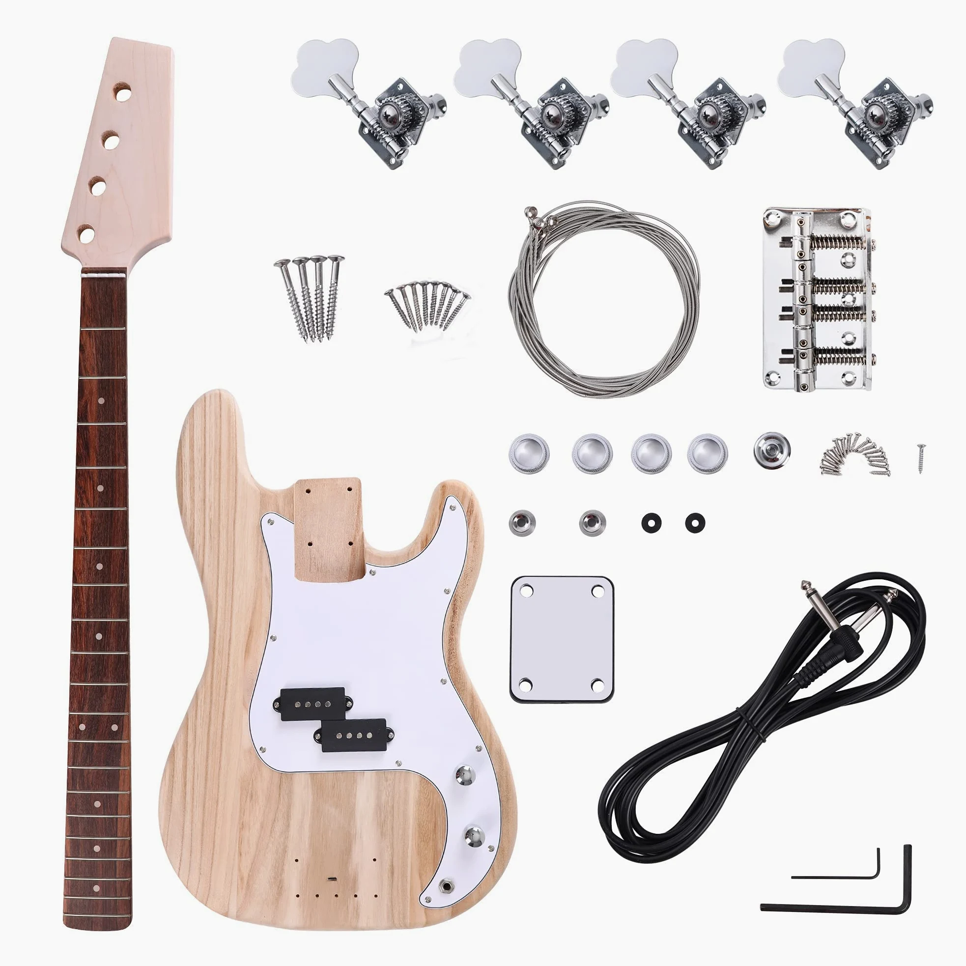 Batking Kit basso fai da te, kit fai da te per basso con tutti gli accessori