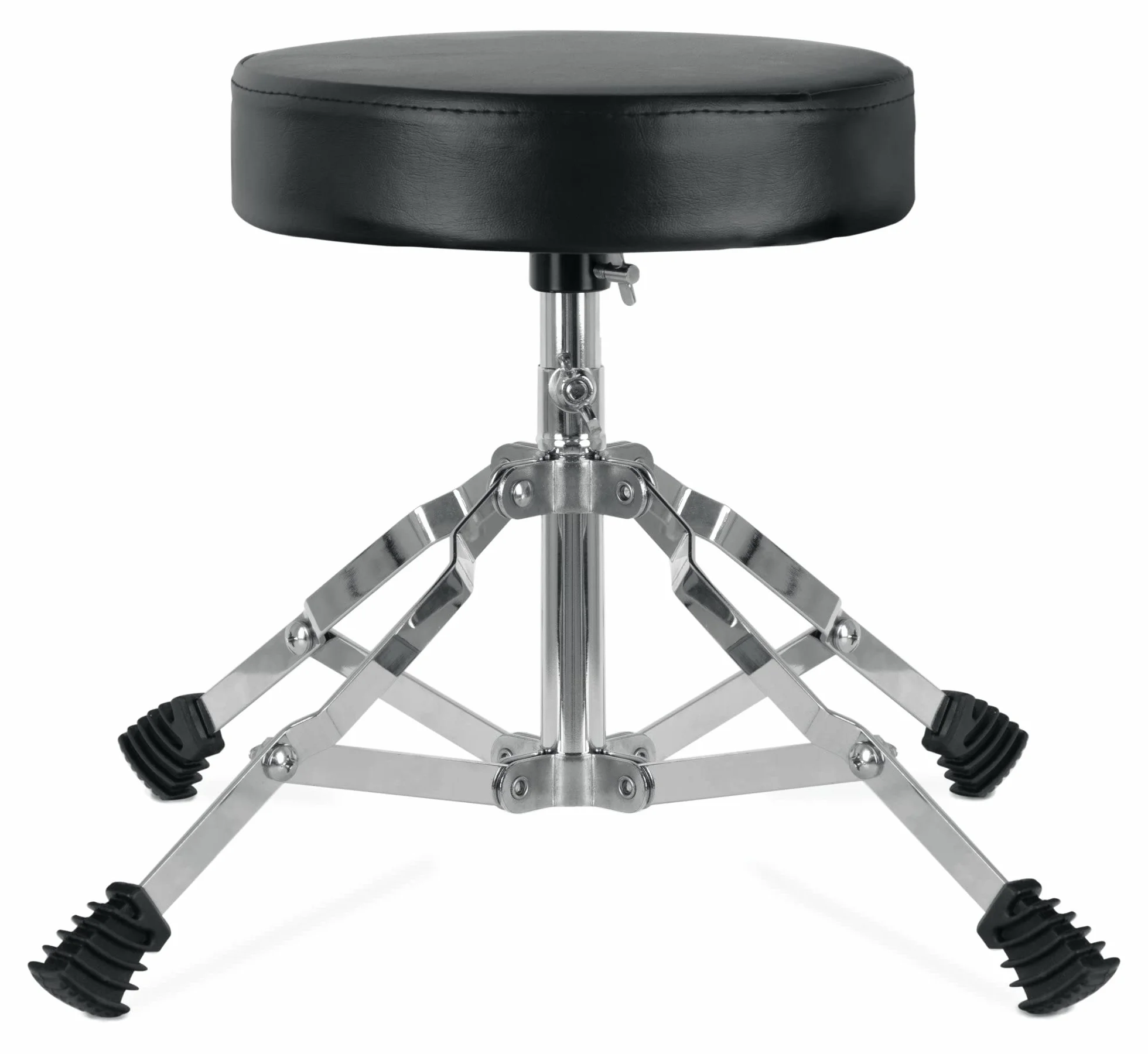 XDrum Sgabello Batteria Junior - Sgabello per Batteria per Bambini - Regolabile in Altezza in 3 Posizioni da 32cm a 37cm - Piedini in Gomma Stabili per Perfetta Stabilità