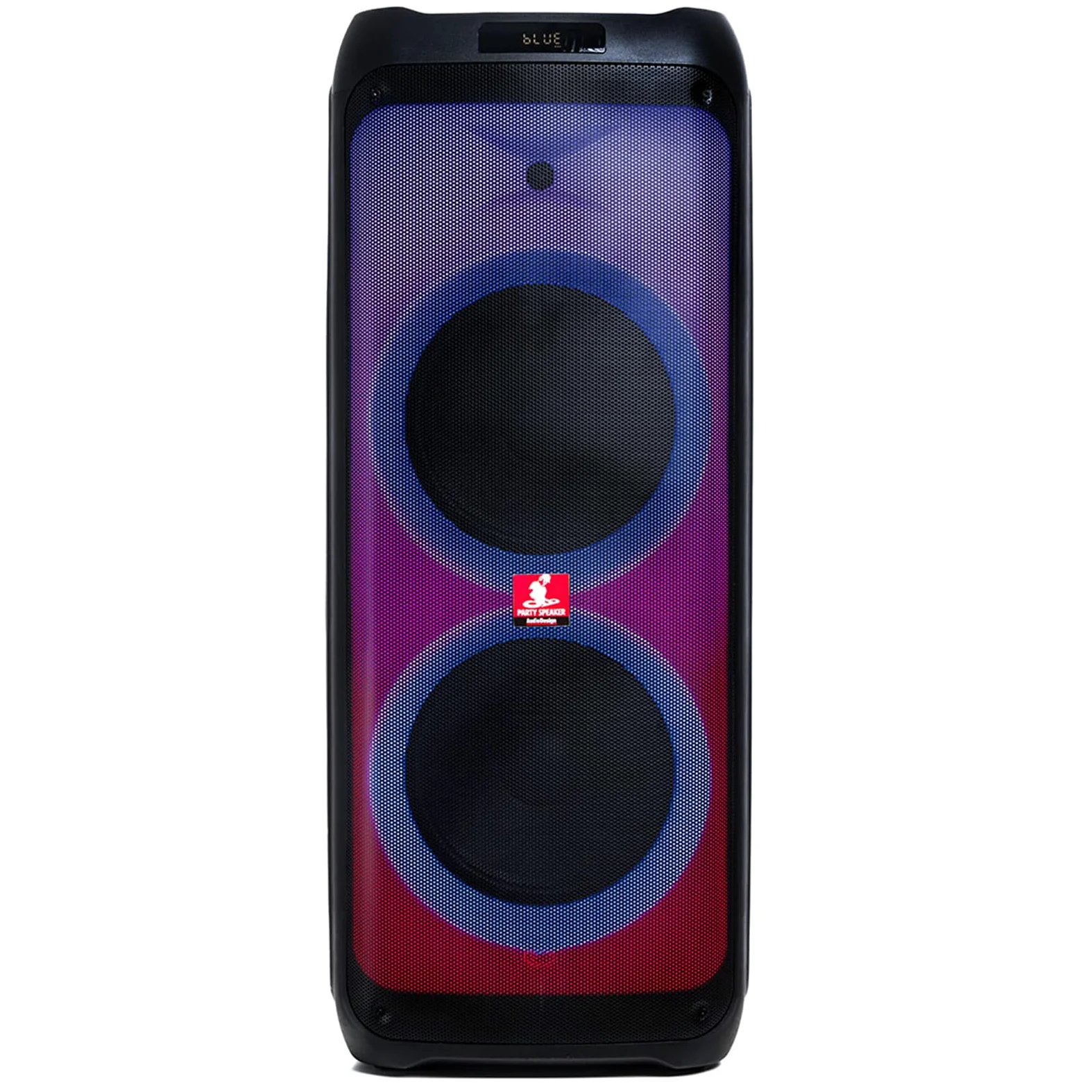 Cassa Bluetooth Professionale, 1050W, 2 Woofer 12", Batteria Ricaricabile, Radio FM, Luci LED, Microfono Incluso