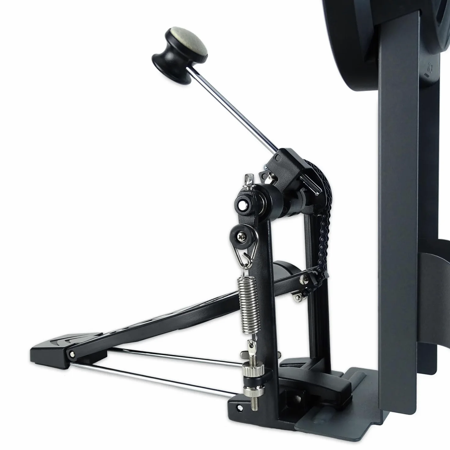 Bassdrum Kick Pedal con piastra elettrica e cavo