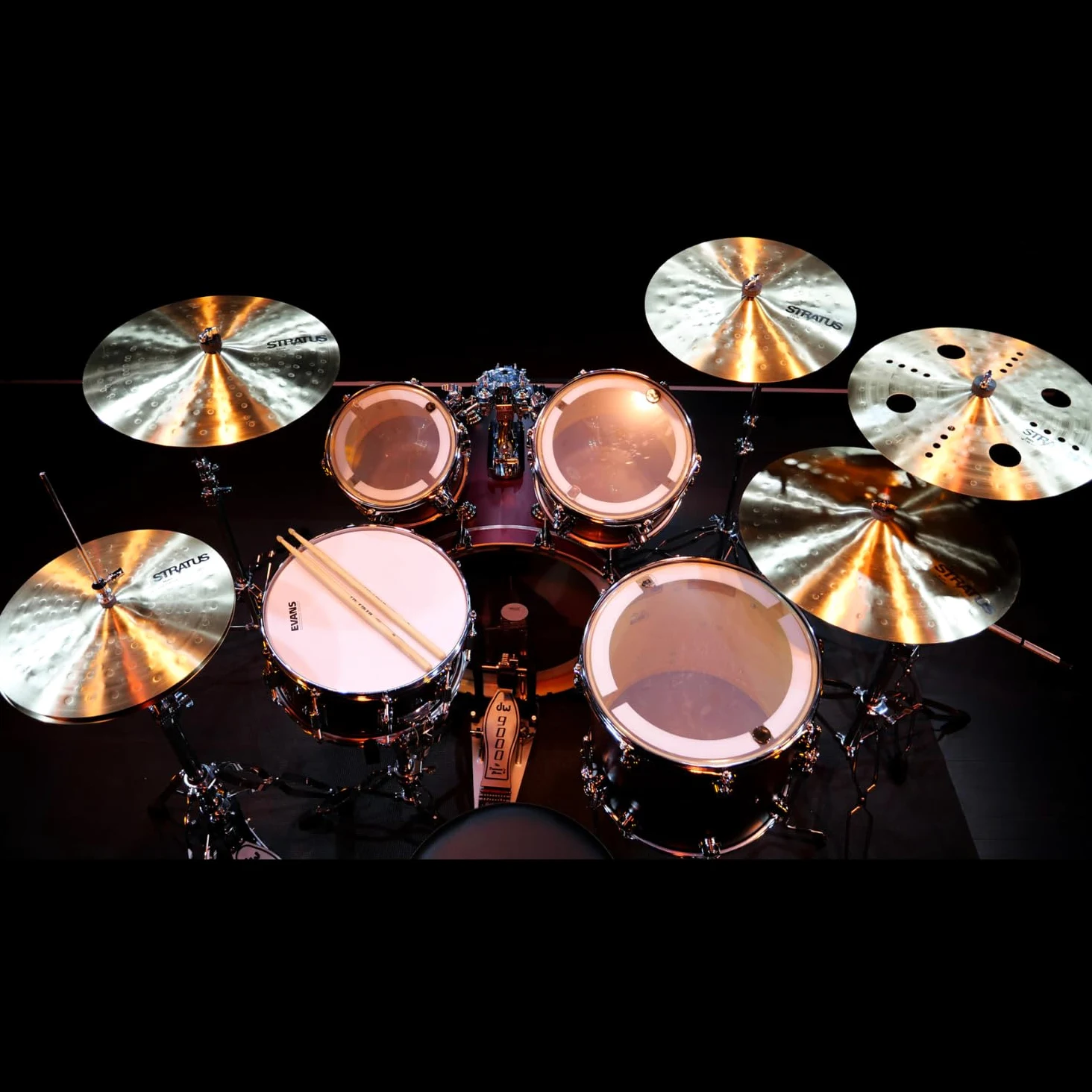 Sabian Stratus S1816 - Piatto cinese da 45,7 cm, colore: bronzo