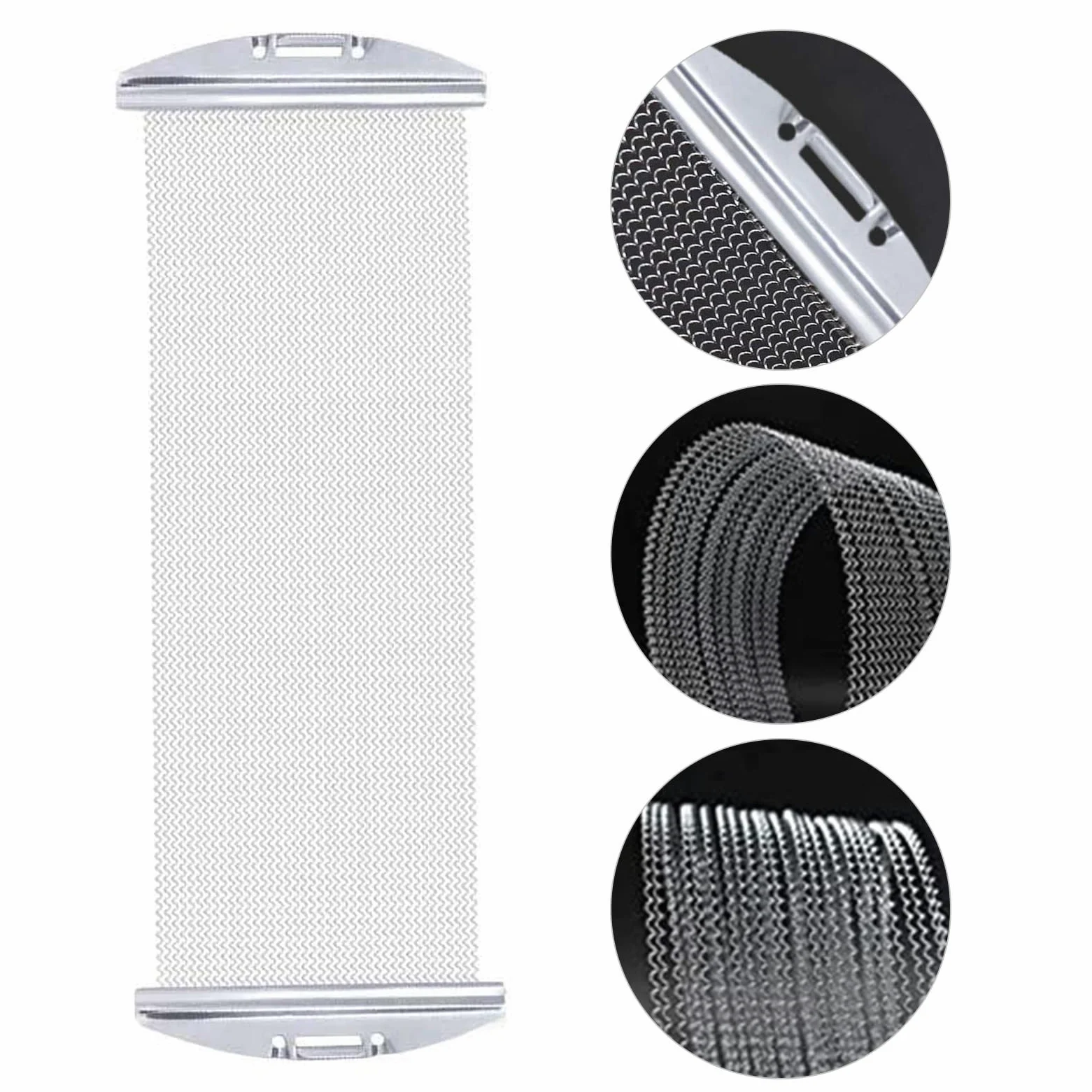Set di Cavi per Rullante a 40 Fili con Molle in Acciaio Resistenti e Cinghie Nere, Accessorio di Ricambio Universale per Strumenti a Percussione Cajon per Batteria da 14 Pollici