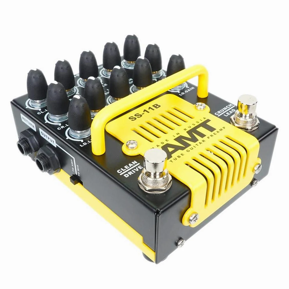 AMT SS-11B (Modern) - Preamplificatore per chitarra tubolare a 3 canali (2 tubi)