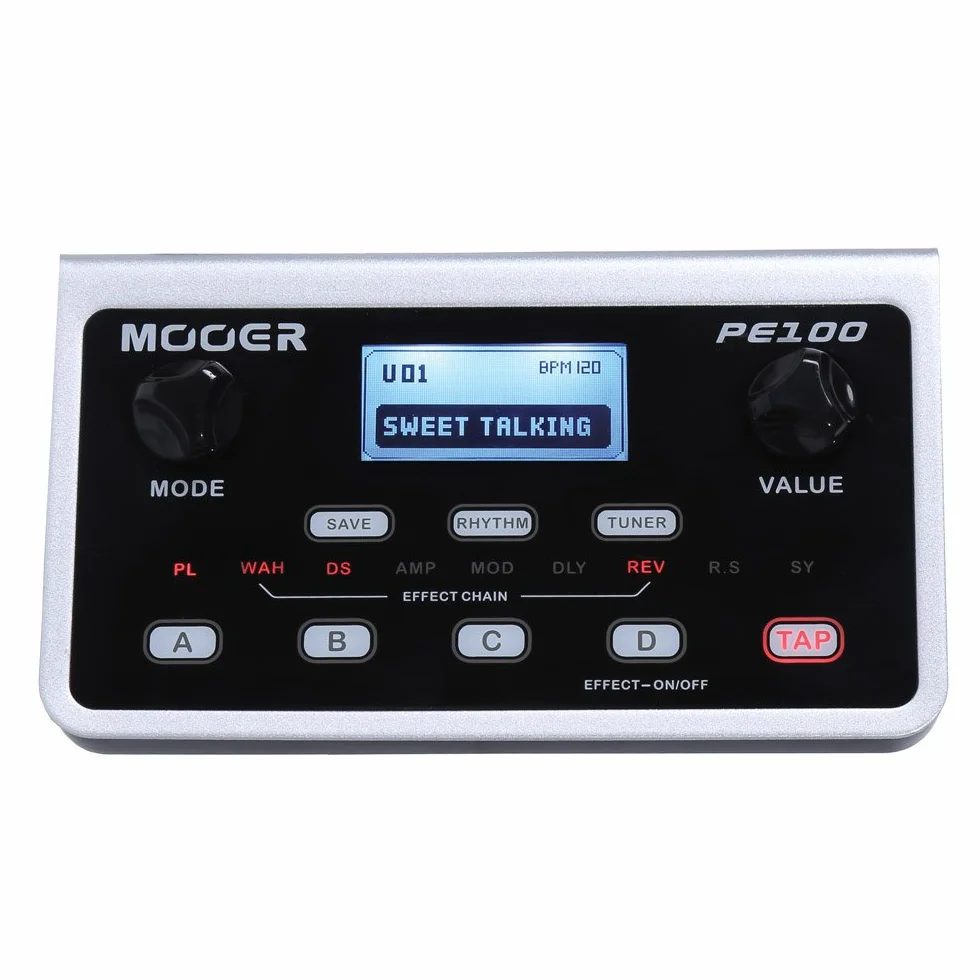 MOOER PE100 Guitar Effects,Black