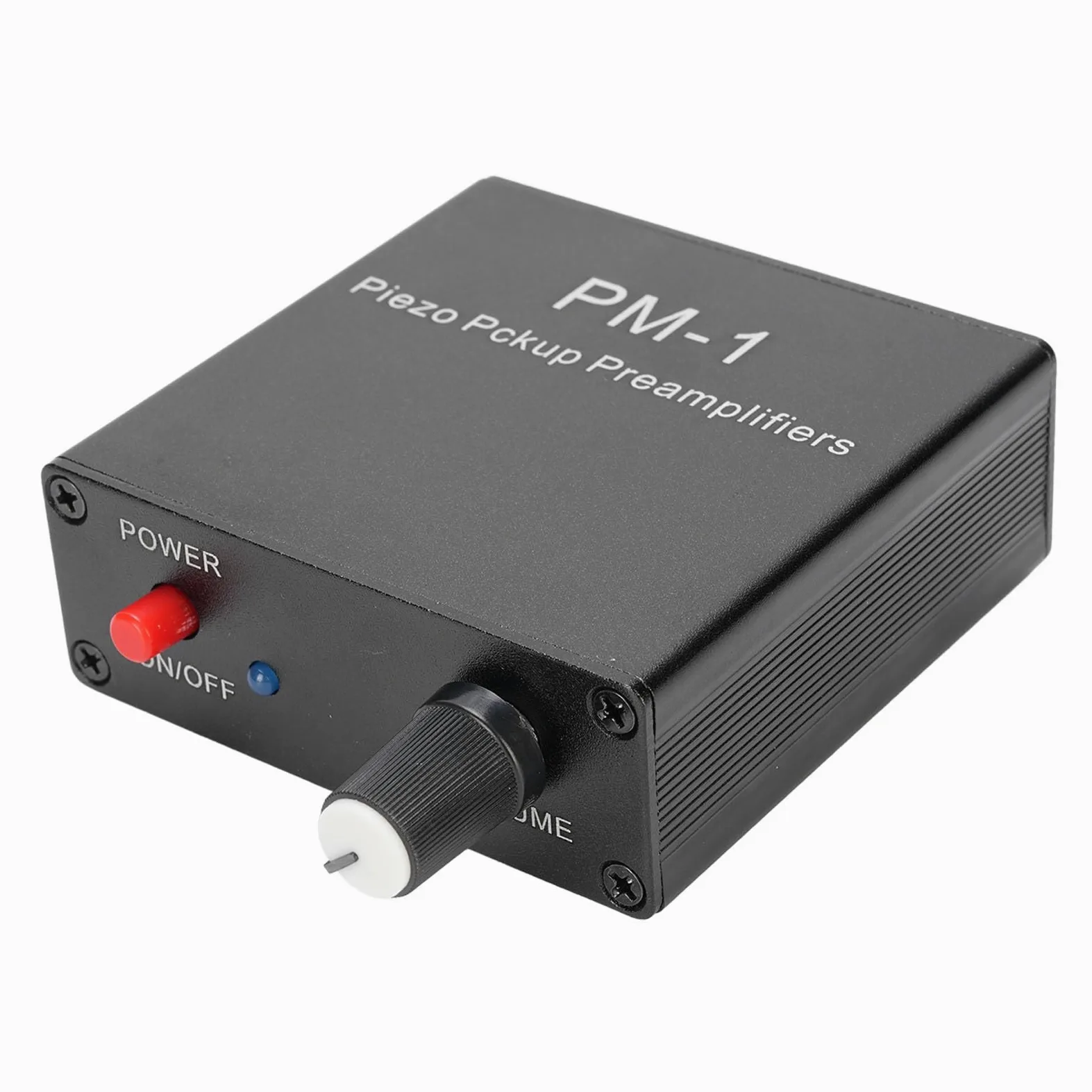 Elprico Preamplificatore per Chitarra Acustica, Preamplificatore Pickup Piezoele per Violino di Chitarra Ukulele con Limite a Bassa Frequenza per Strumenti a Corda, Batteria da 300 MAh