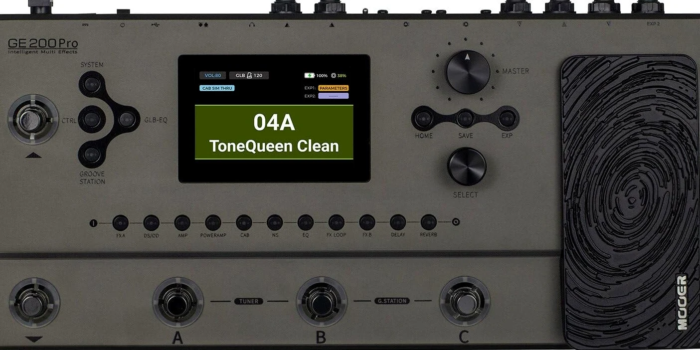 GE200 PRO - GUITAR MULTI-EFFECTS PROCESSOR