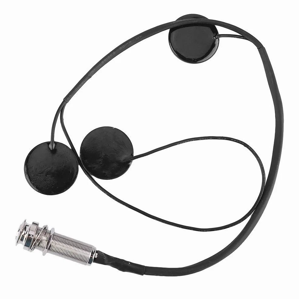 Contatto microfono pickup,piezo microfono pickup Quality Portable Metal Harp Pickup Transducer,for Controllo del Volume per Chitarra Classica Popolare Acustica Violino Ukulele Mandolino Banjo