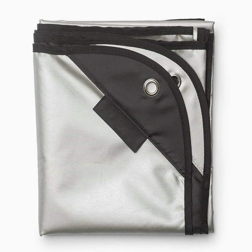 Copertura antipolvere per batteria in nylon impermeabile, con angoli appesantiti, accessori per batteria JJZ1426, nero (203 x 274 cm)