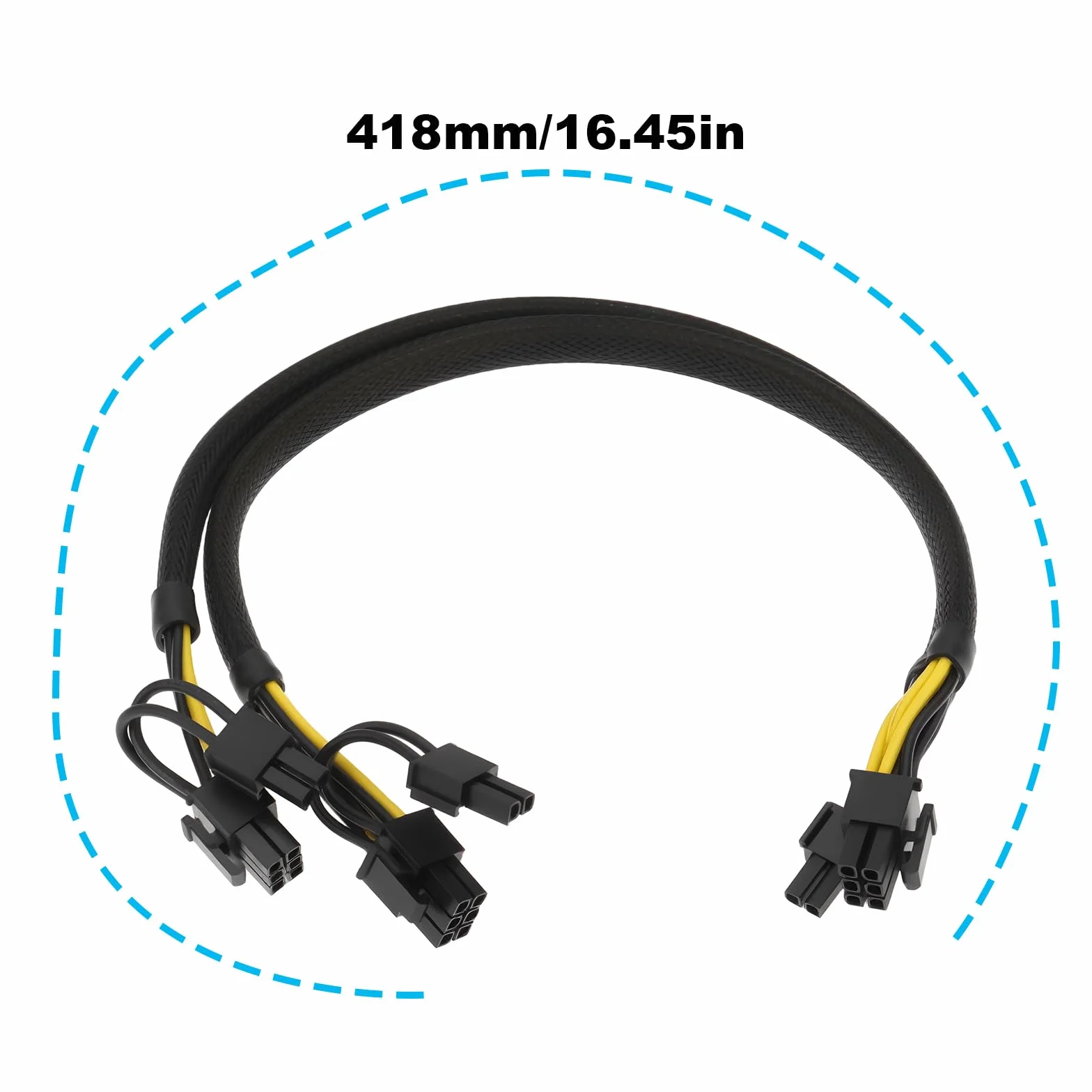 The Lord of the Tools Cavo Di Alimentazione Della Scheda Grafica GPU Da 8 Pin A Doppio 8 Pin 6+2 Pin N08NH 9H6FV Compatibile Con Dell R720 R720XD R730