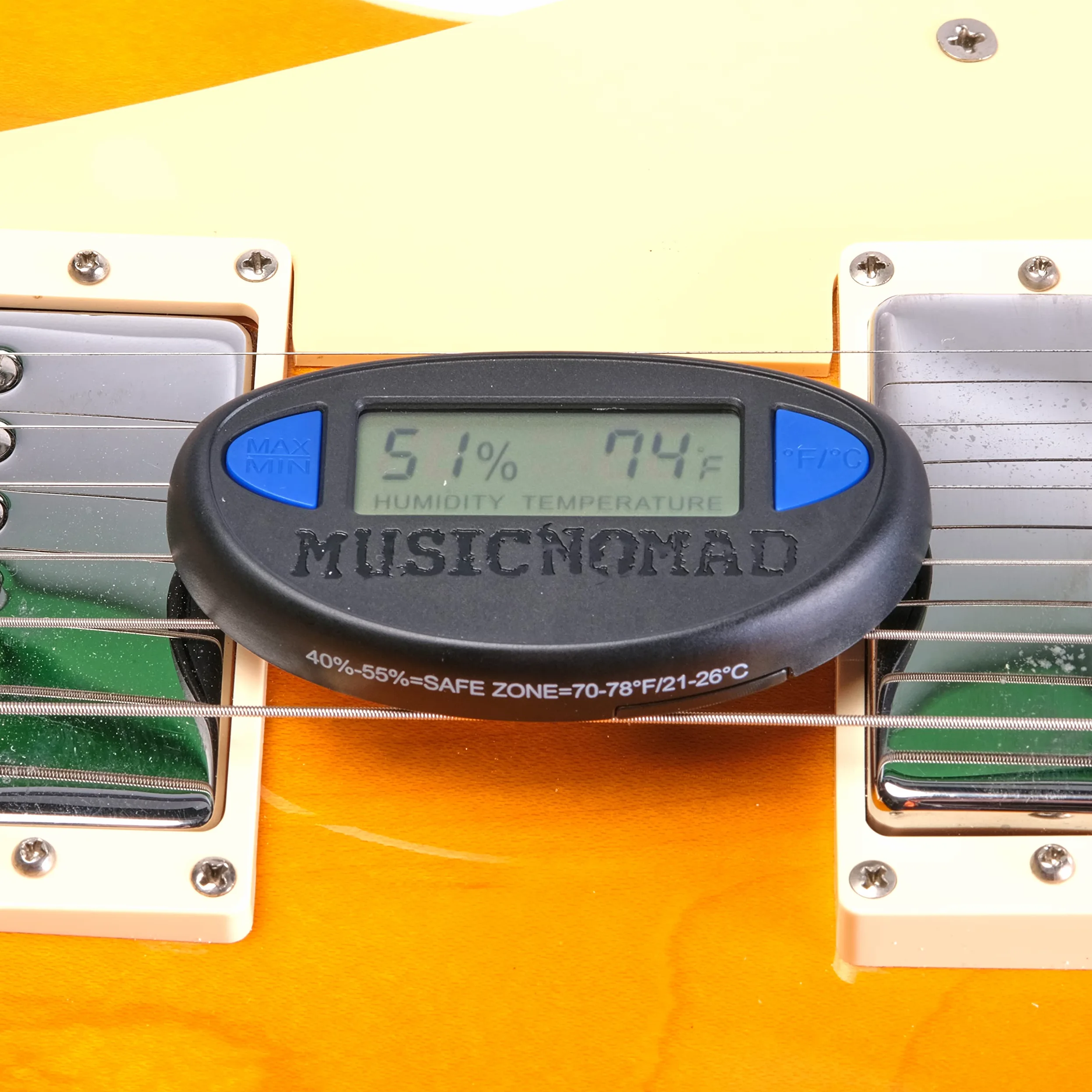 HONE - Igrometro per chitarra - Monitoraggio umidità e temperatura