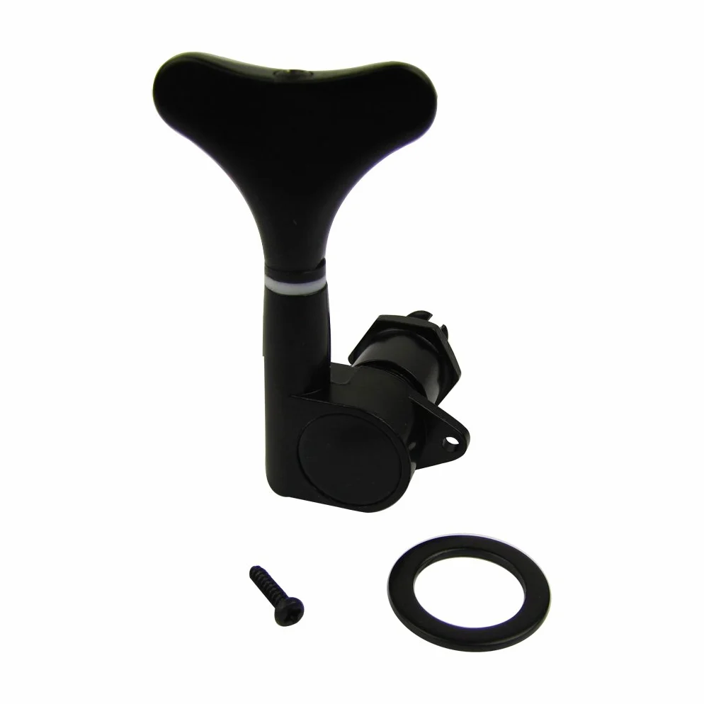 Musiclily L3+R3 Set Meccaniche per Basso Elettrico 5/6 Corde, Nero