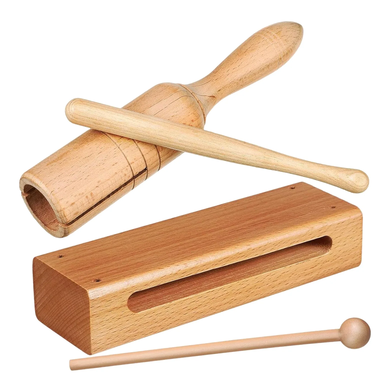 Blocco di Legno in Legno per Bambini E Adulti per Lezioni di Musica, Strumento a Percussione