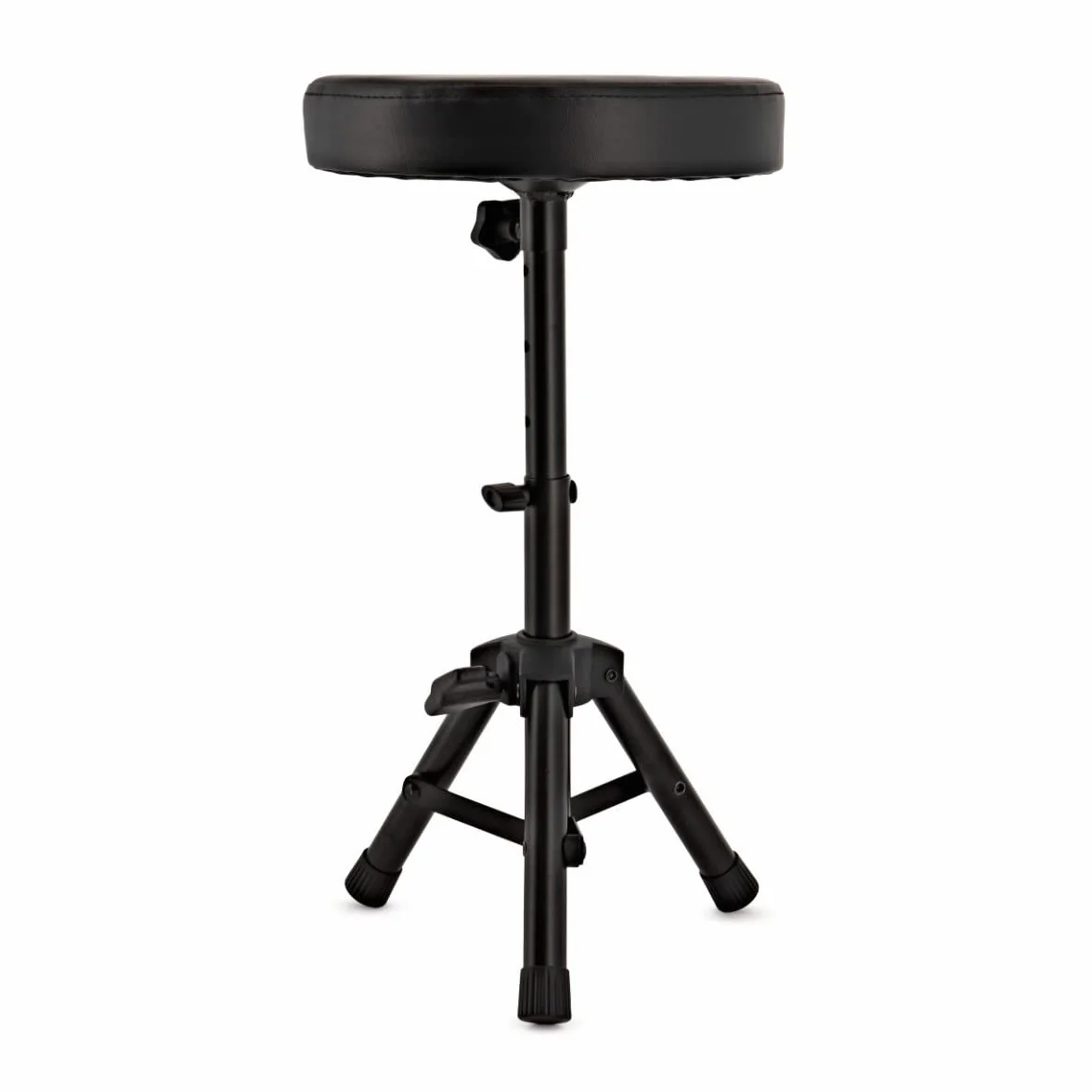 gear4music Sgabello Batteria Bambino Altezza 30 – 40 cm Nero