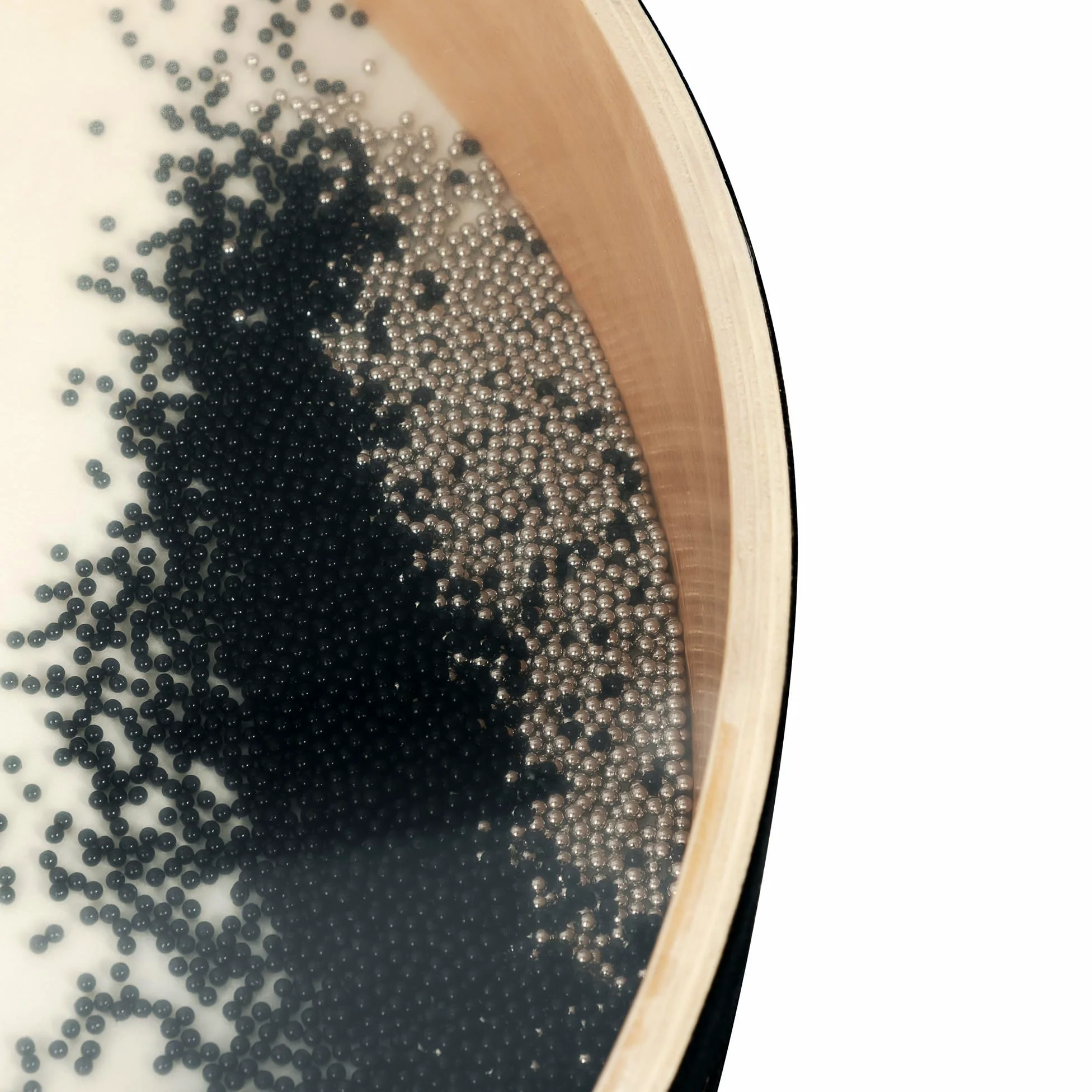 Ocean Drum 50 cm (20"), cornice in legno con pelle naturale