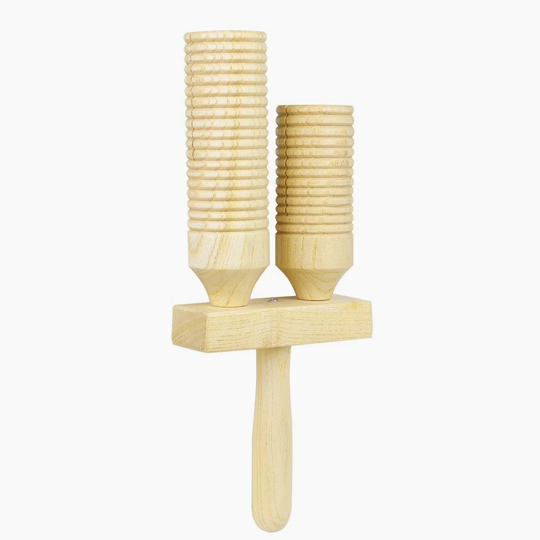 Alnicov Orff Percussion Strumento musicale con suono a tubo multi gambo in legno