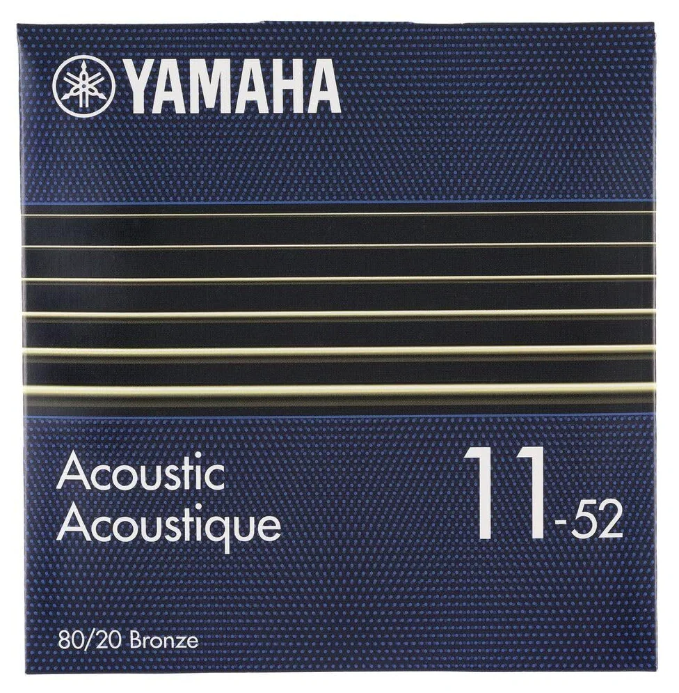 YAMAHA SA11 Corde per Chitarra Acustica – Custom Light (011-052), 80/20 Bronze