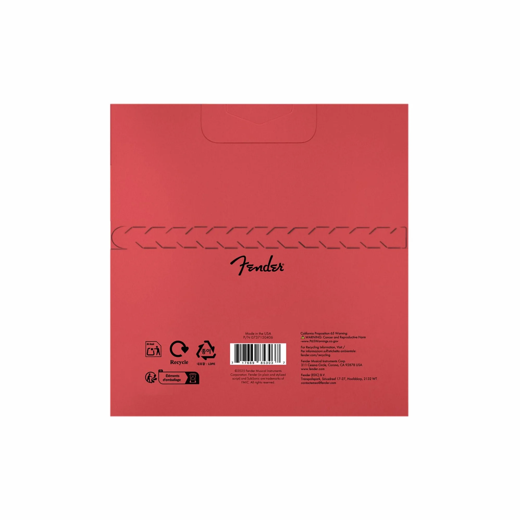 Fender Original 7150 Bass Strings, Pure Nickel, Roundwound, Long Scale, 7150M .045-.105 Gauges, (4)