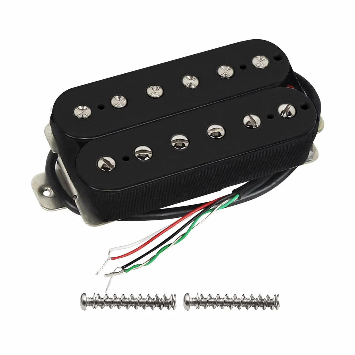 FLEOR Pickup Humbucker per chitarra nera Pickup al ponte Alnico 5 14-15k