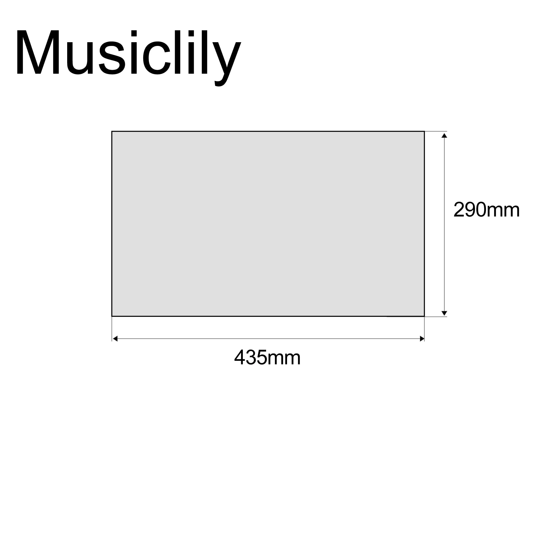 Musiclily 43,5x29cm Foglio Battipenna Materiale Pickguard Blank per Chitarra Elettrica e Basso, 3 strati Bianco