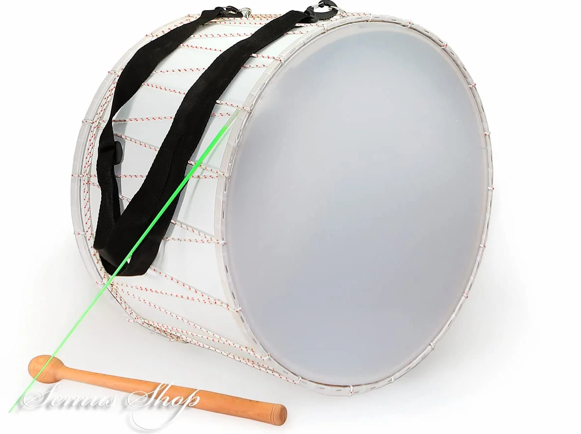 DAVUL Dhol Dhol - Batteria orientale, 53 cm, 100% fatta a mano