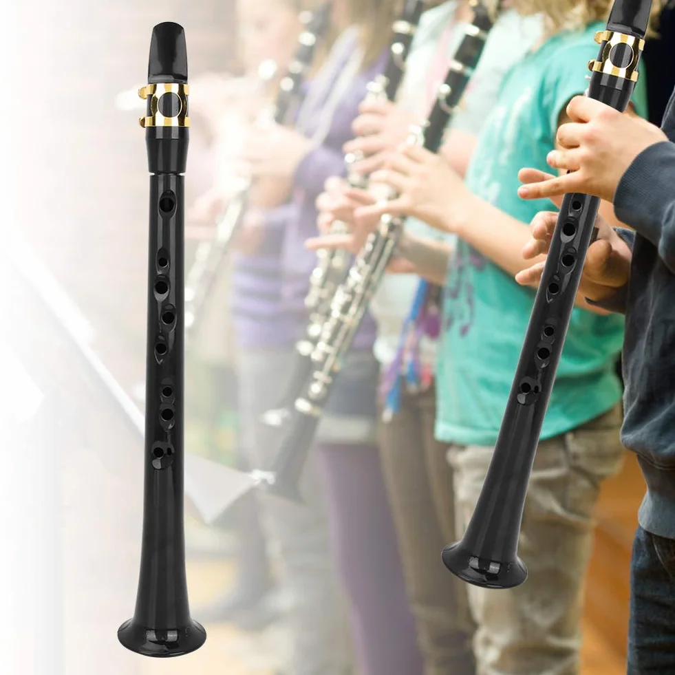 Sax Semplice, Sassofono Portatile Tascabile da Pratica con Borsa per Ance, Mini Sassofono Strumento a Fiato in Sib