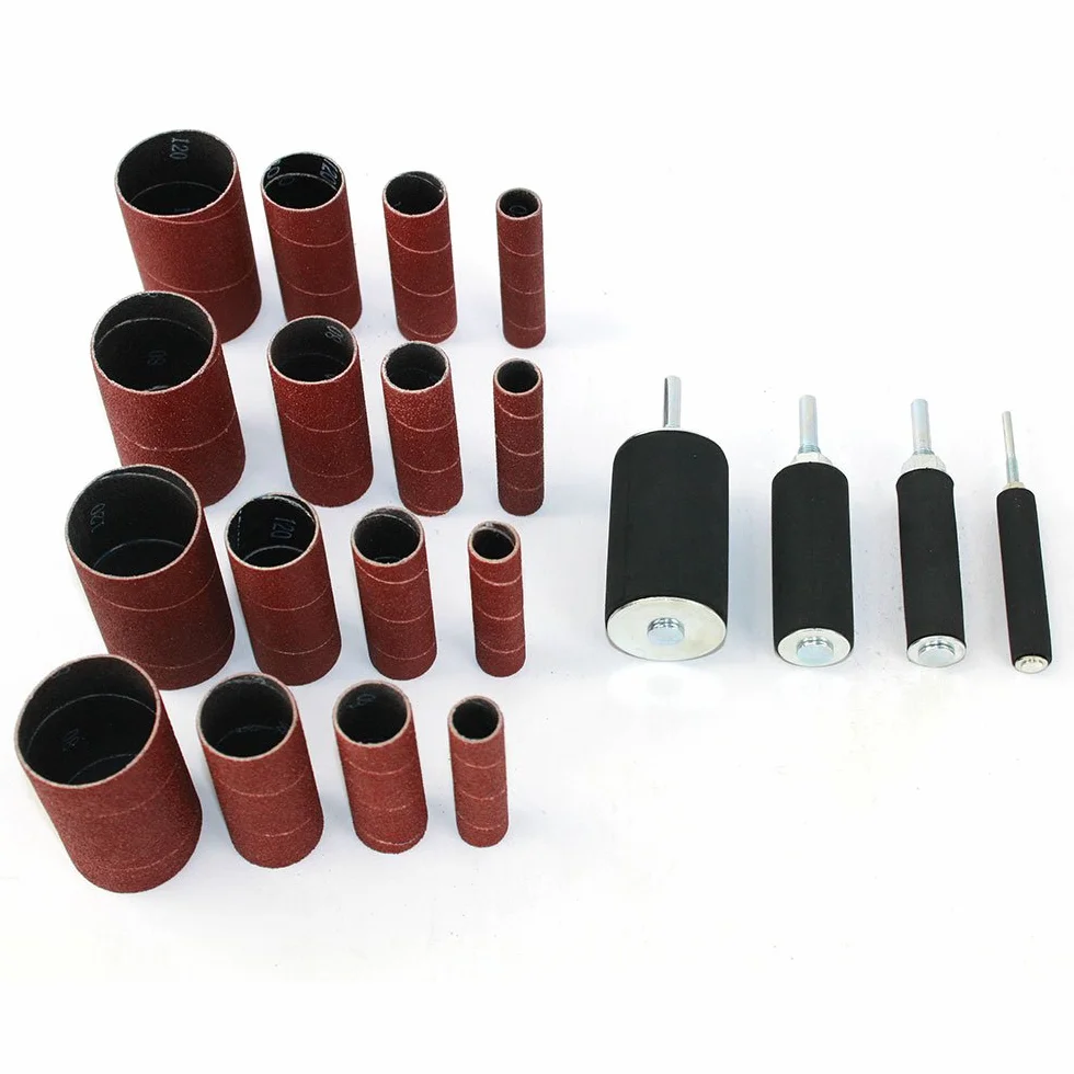 Big Horn 19521 - Set di 20 tamburi in gomma per smerigliatura