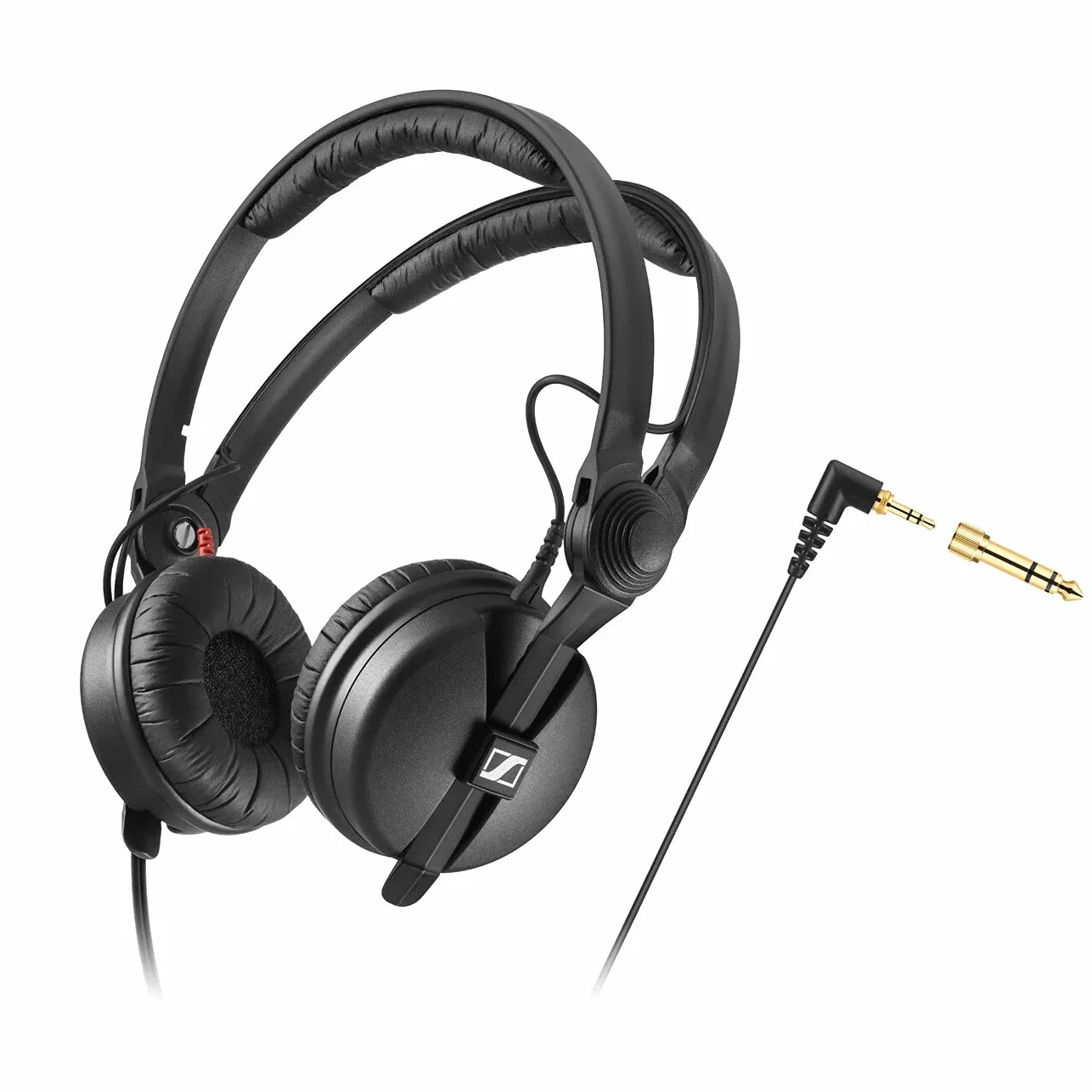 Sennheiser HD 25 Black Supraaural headphone - headphones (Supraaural, 16 - 220000 Hz, 120 dB, 70 Ω, Wired, 1.5 m)