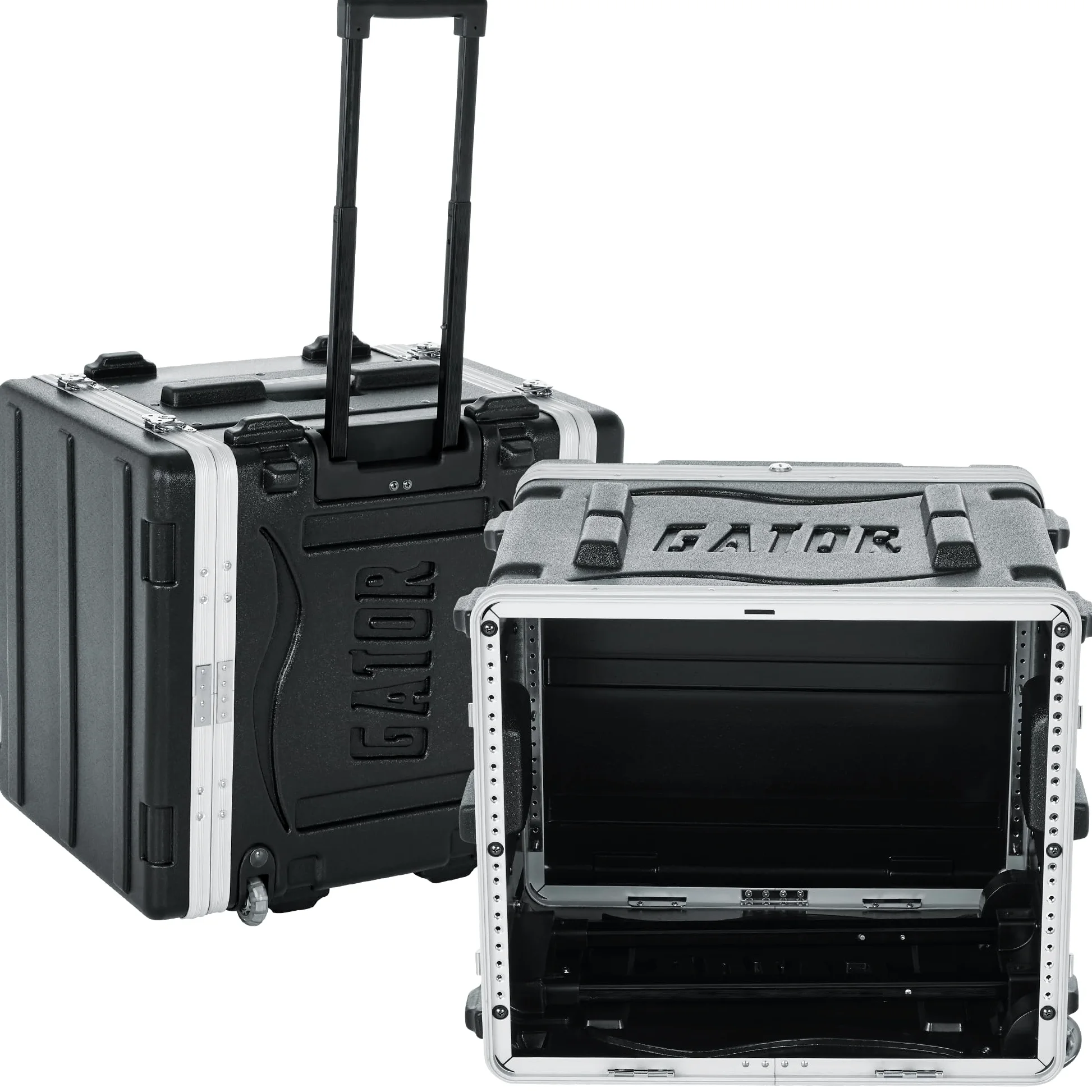 Gator Cases - GRR-8L - rolling rack da 8U, profondità 19"