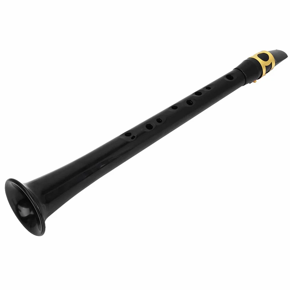 Sax Semplice, Sassofono Portatile Tascabile da Pratica con Borsa per Ance, Mini Sassofono Strumento a Fiato in Sib