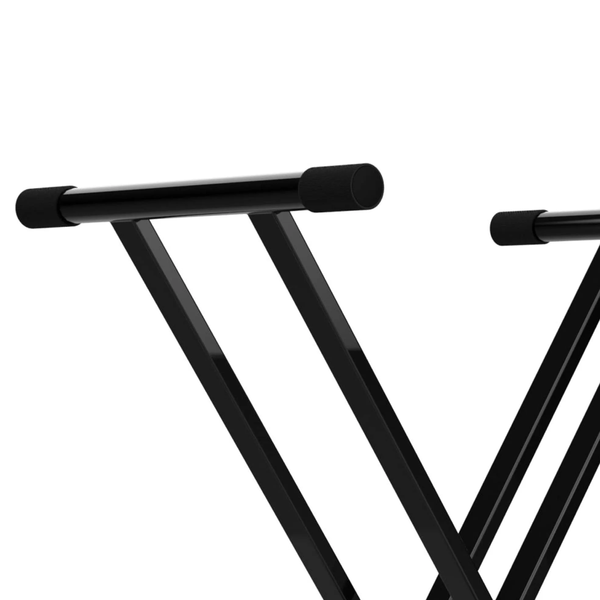 Audibax Onyx 130 Soporte Premium Tijera Doble para Teclado (Yamaha, Casio, Roland, Korg)
