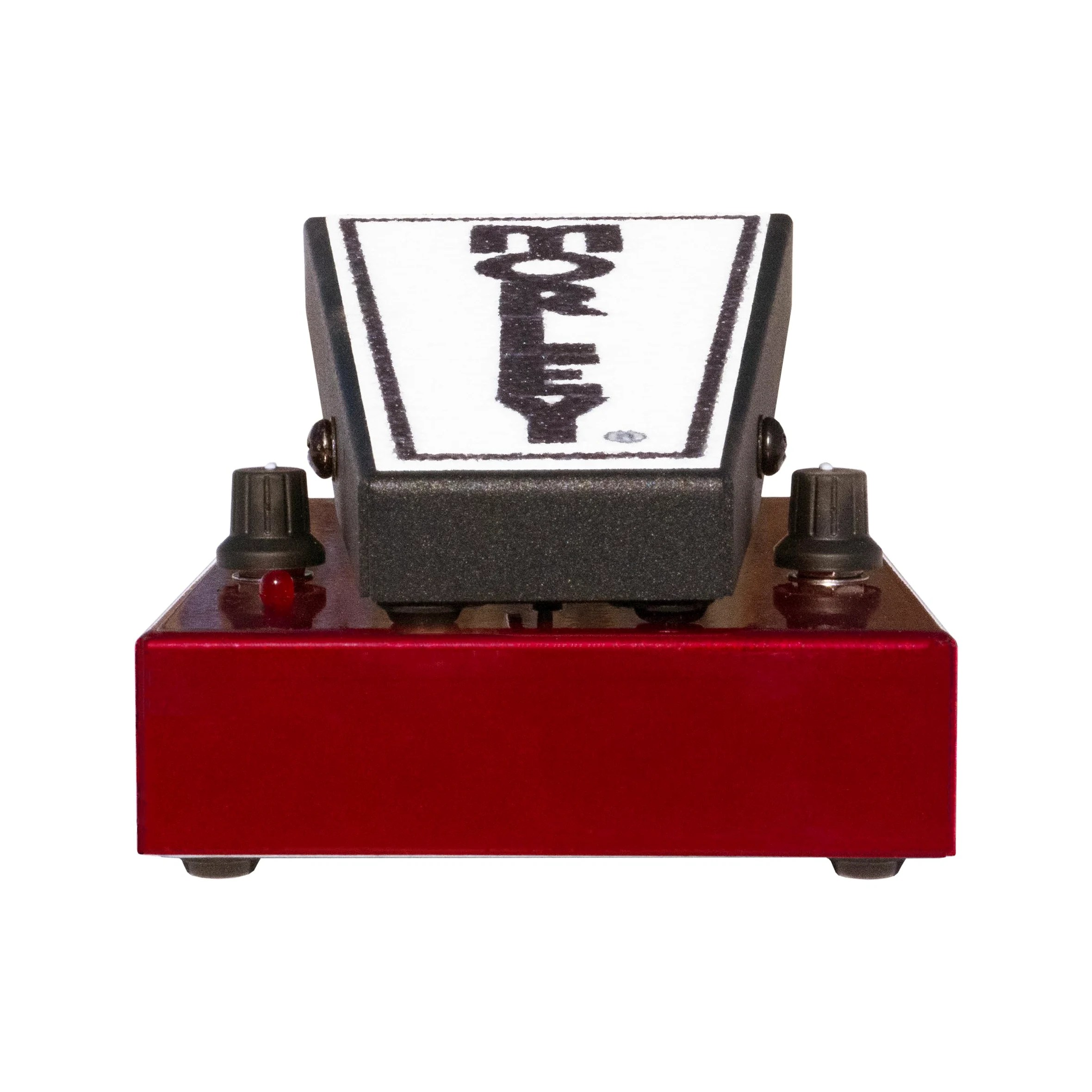 Morley Tone Questor Wah | Pedale WahWah con controllo audio e livello per funzione EQ e boost, per chitarra elettrica, basso e tastiera, edizione limitata, rosso