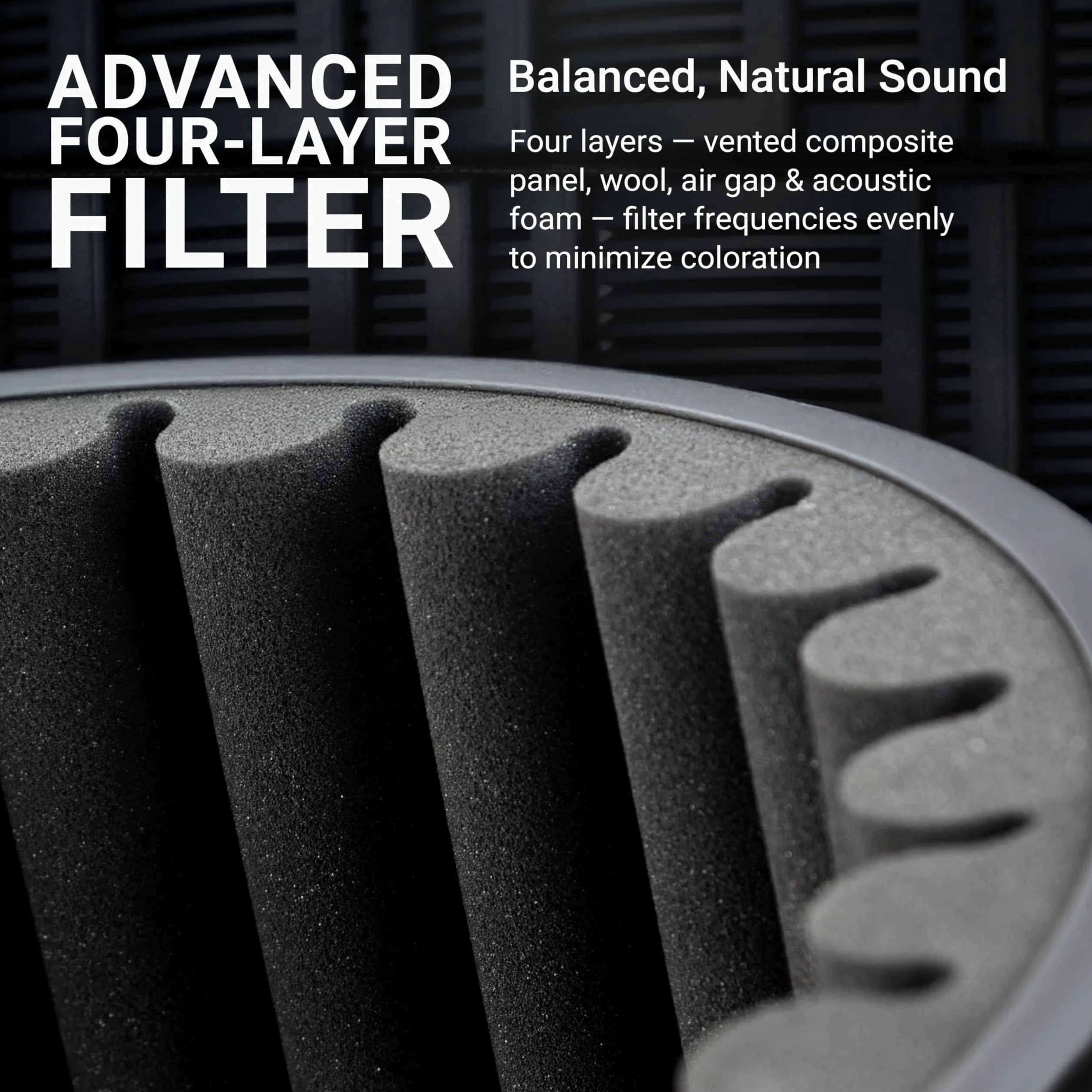 SE ELECTRONICS Filtro Anti Reflexiones RF X Black-White