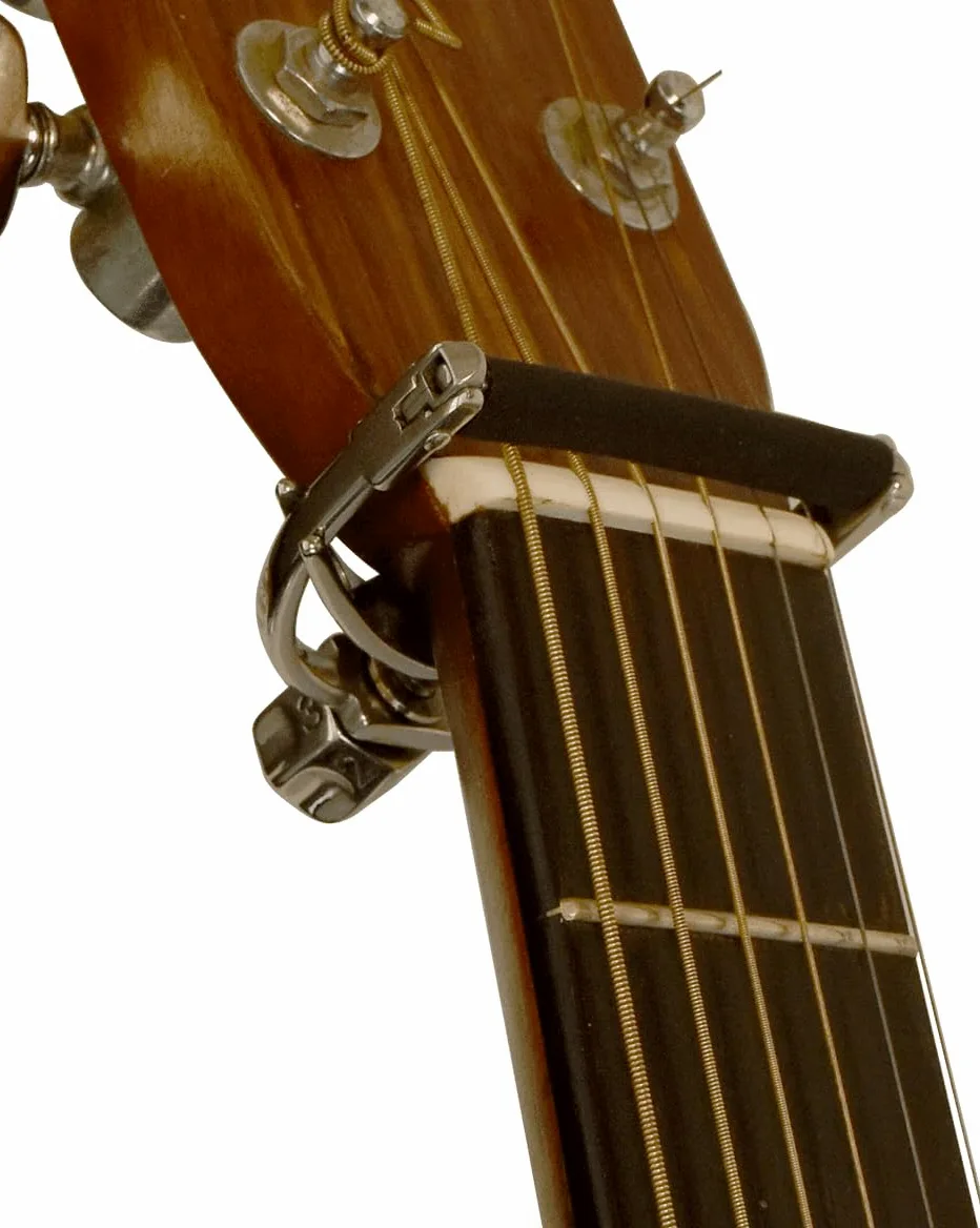 SHUBB - F1 FineTune U-Form, Capotasto a corde in acciaio per chitarra, argento