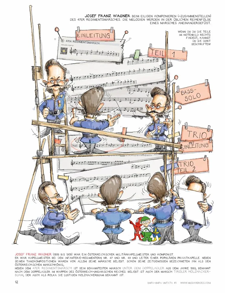 Umpa-Umpa Umtata #1 - Trombone - Partitura musicale con playalong in Bb per trombone, baritono o altri strumenti in ottone