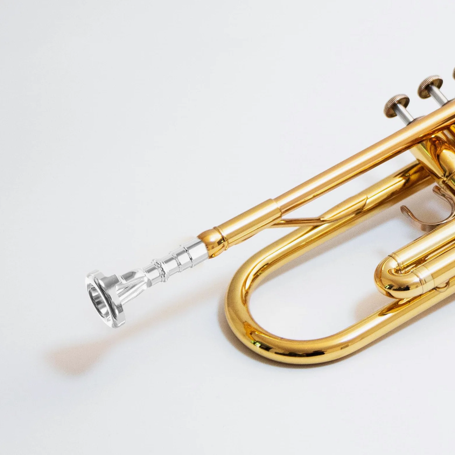 Allenatore Bocchino Tromba Piccolo Argento, Dispositivo Vibrazione Labbra Tromba per Studenti e Musicisti, Accessorio Professionale per Esercizi di Strumenti a Fiato