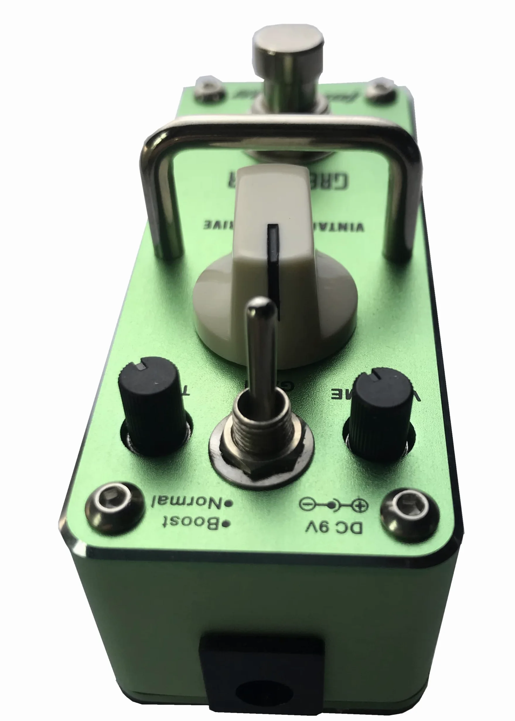 Tom'sline Engineering Pedale effetto overdrive GREENIZER AGR-3 Suono overdrive vintage basato su modalità Tube Screamer 2 boost e normale pedale per chitarra (GREENIZER Verde)